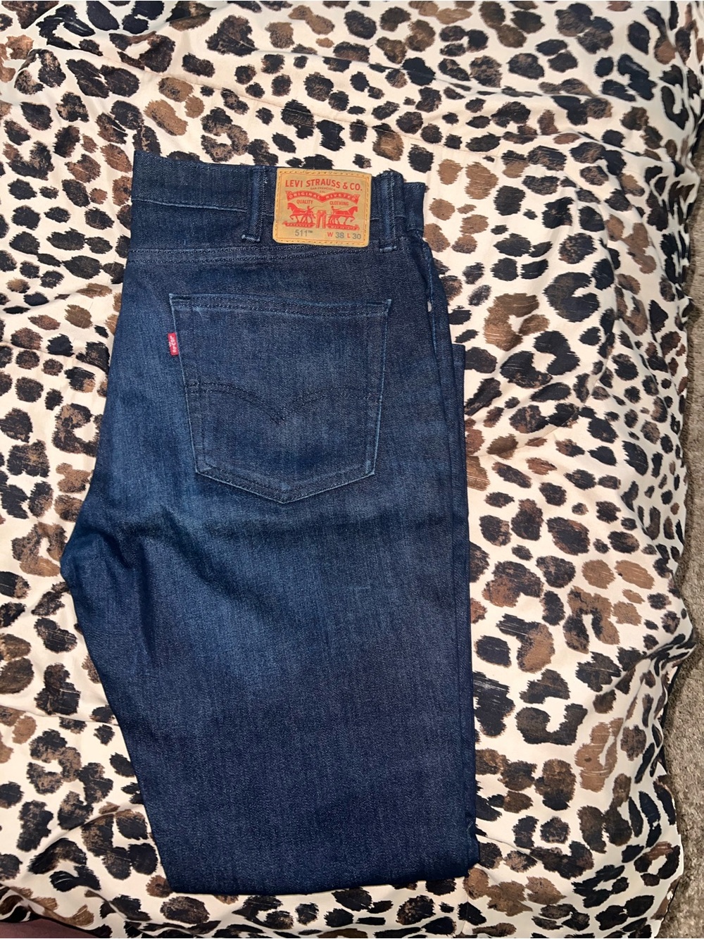 Levi's Men's Slim Dark Indigo Denim Jeans